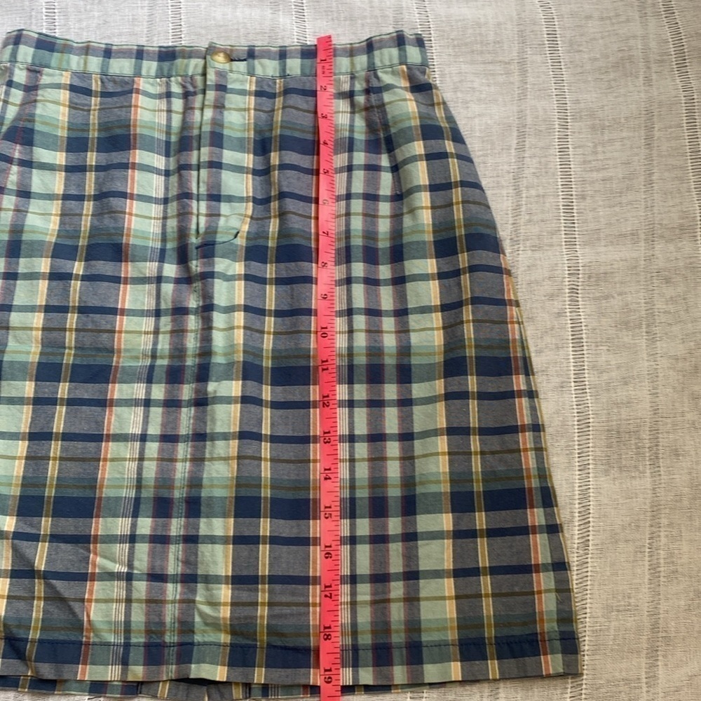 Eddie Bauer 90s plaid knee length skirt. - Picture 8 of 13